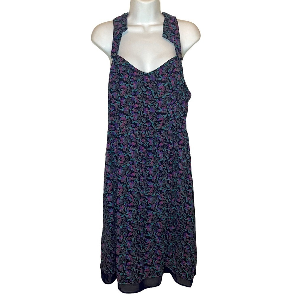 Maple Floral sleeveless Jumper Dress